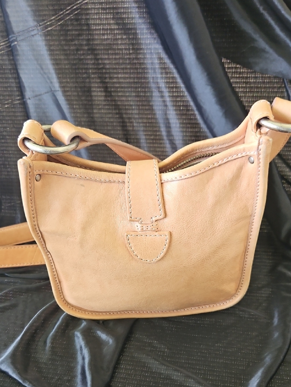 FRYE CROSSBODY HANDBAG, FRYE TAN LEATHER BAG - Picture 12 of 12
